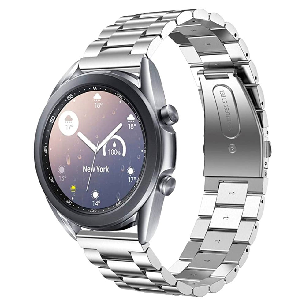Smartwatch Rem Rustfri Stål (20mm) - Sølv