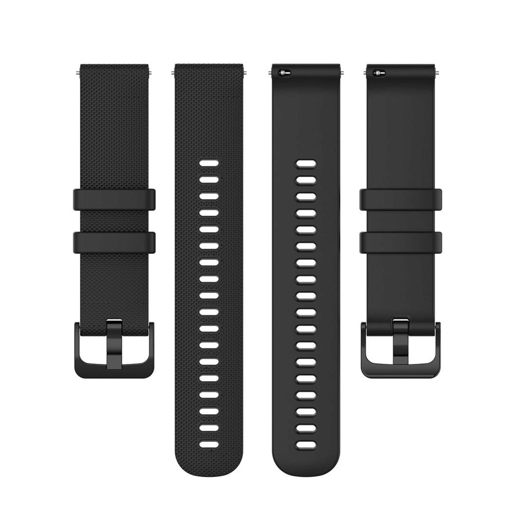 Universal Smartwatch Silikone Rem (20mm) - Sort