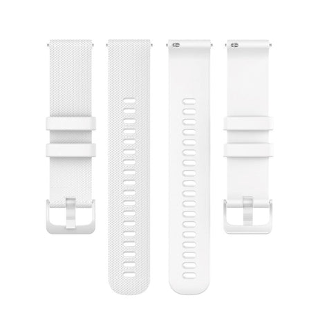Universal Smartwatch Silikone Rem (20mm) - Hvid