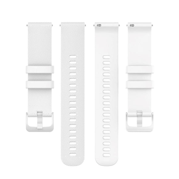 Universal Smartwatch Silikone Rem (20mm) - Hvid