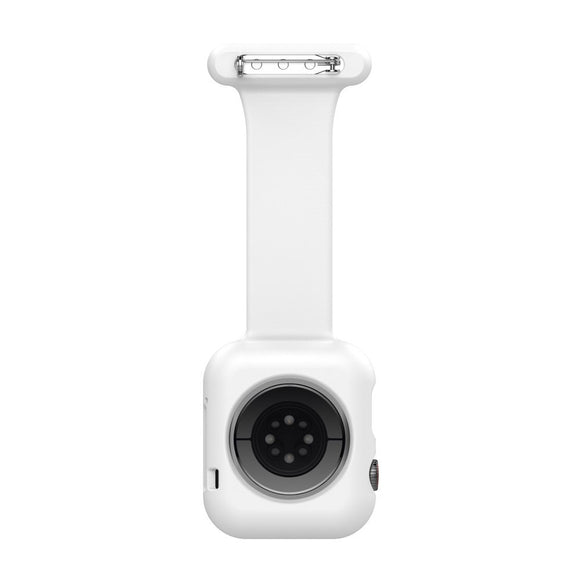 Apple Watch (38/40/SE/41/42mm) Sygepleje Silikone Urrem - Hvid
