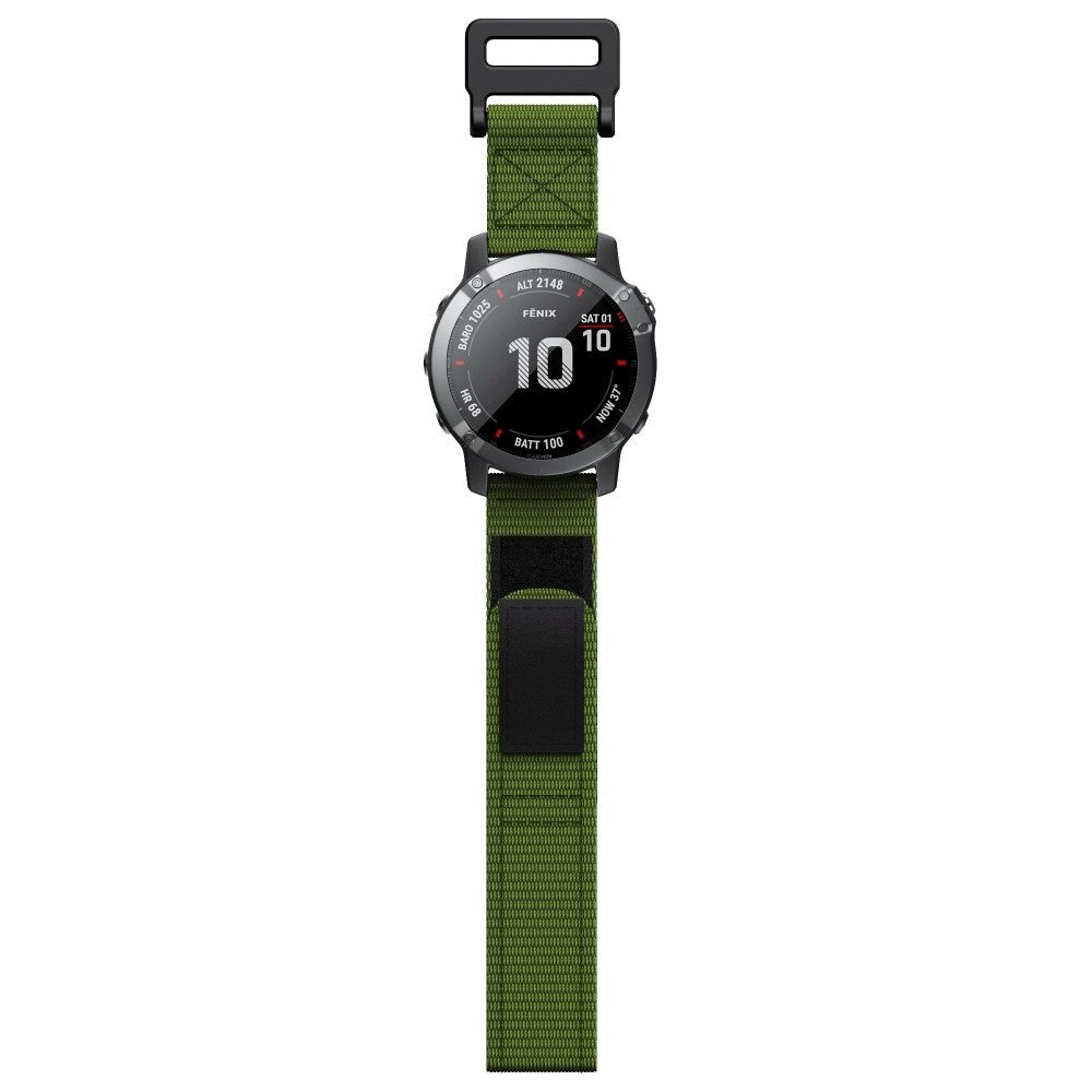 Universal Garmin 26mm Nylon Rem m. Værktøj - Grøn