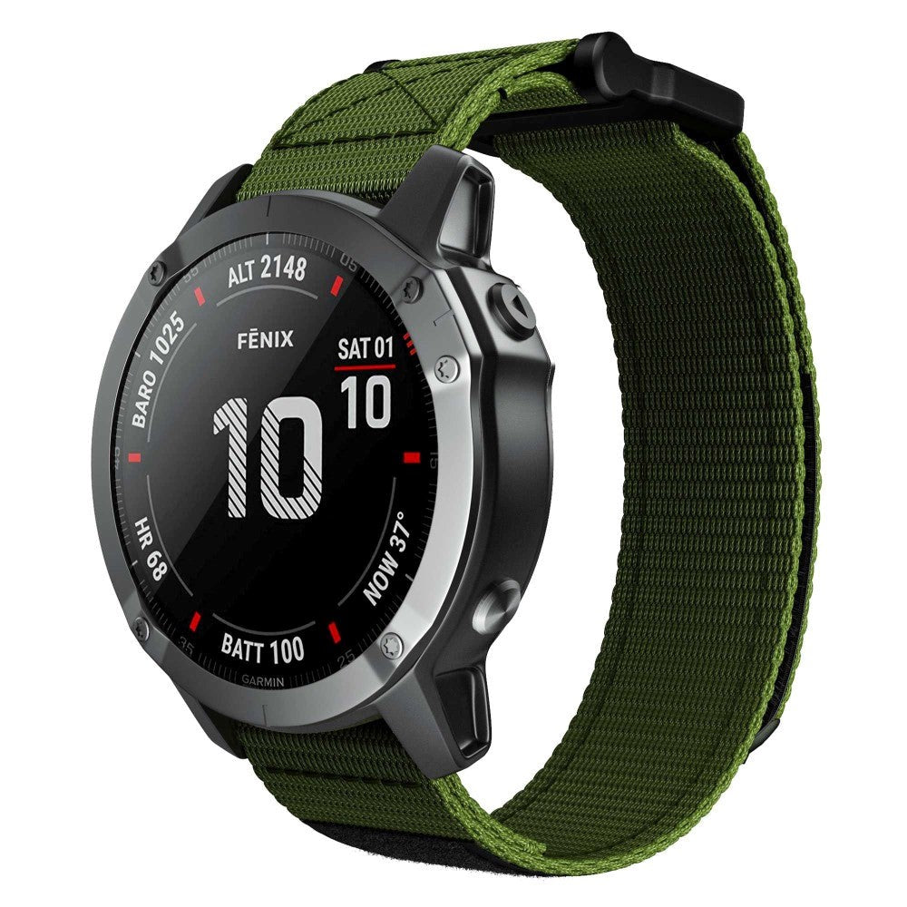Universal 22mm Nylon Rem m. Værktøj - Grøn