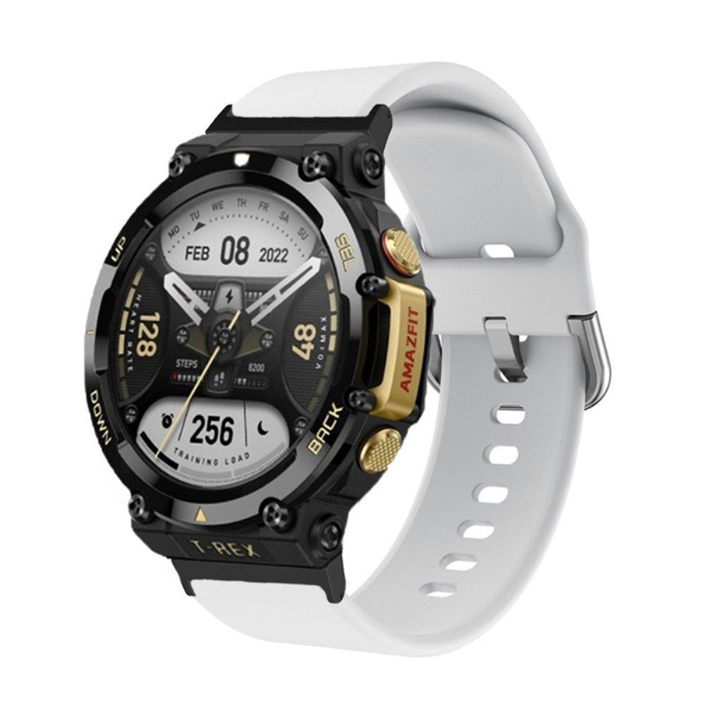 Huami Amazfit T-Rex 2 Silikone Rem - Hvid