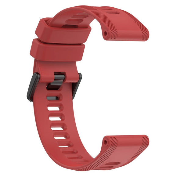 Universal Rem 22mm Silikone Rillet - Rød