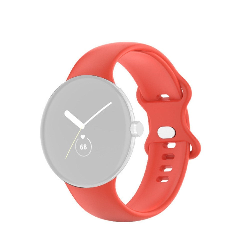 EIDERWOOD Google Pixel Watch 4 / 3 / 2 / 1 (41mm) Silikone Urrem - Rød