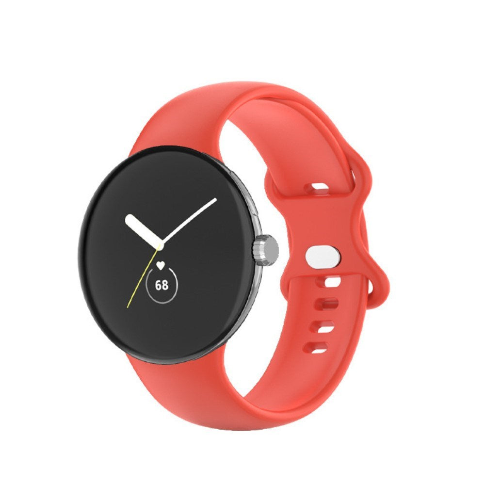 EIDERWOOD Google Pixel Watch 4 / 3 / 2 / 1 (41mm) Silikone Urrem - Rød
