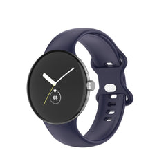 EIDERWOOD Google Pixel Watch 1 / 2 / 3 (41mm) Silikone Urrem - Mørkeblå