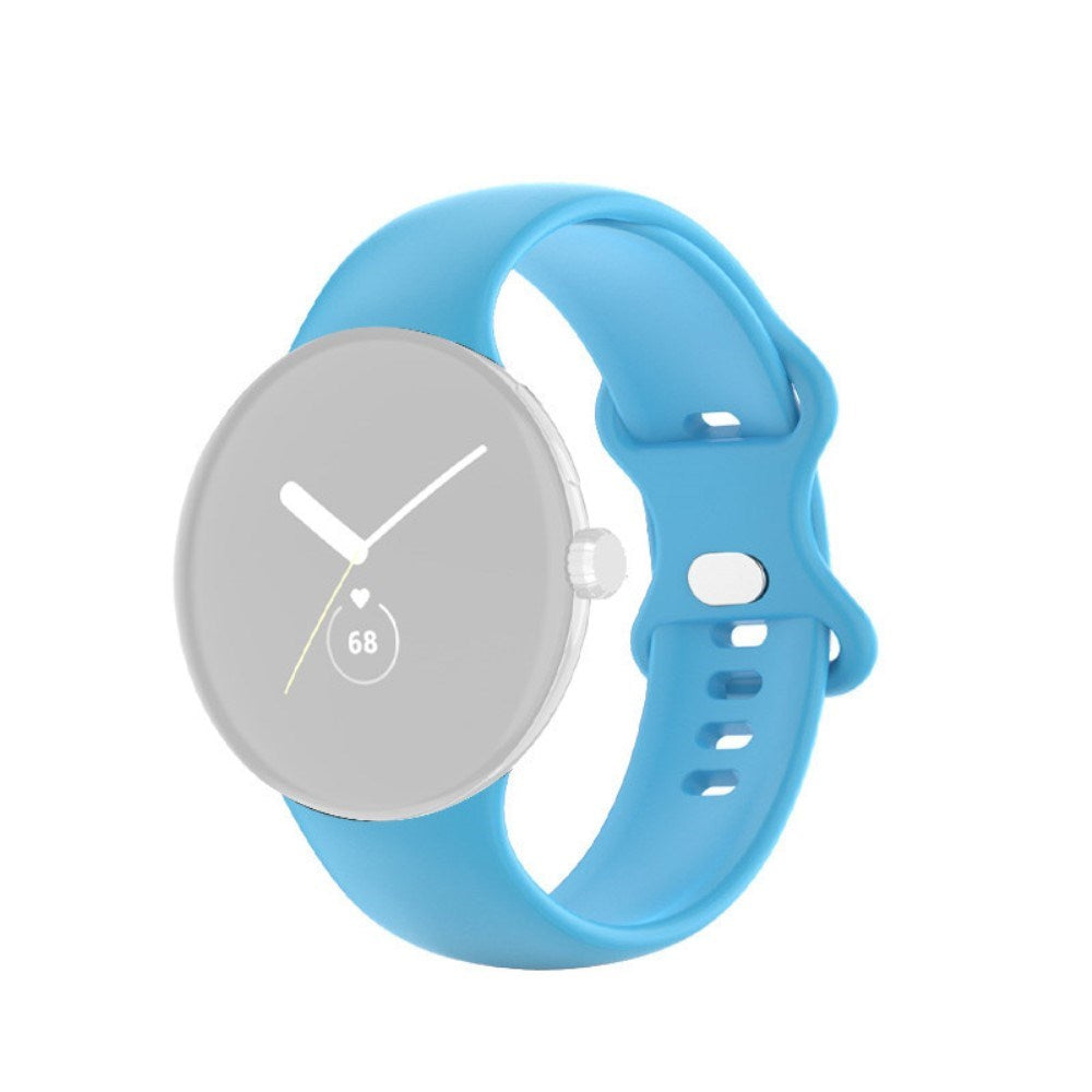 EIDERWOOD Google Pixel Watch 4 / 3 / 2 / 1 (41mm) Silikone Urrem - Lyseblå