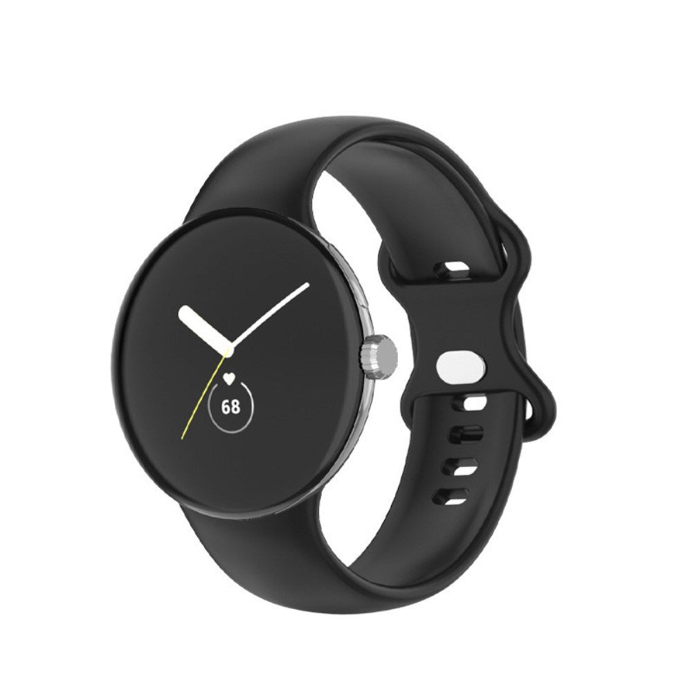 EIDERWOOD Google Pixel Watch 4 / 3 / 2 / 1 (41mm) Silikone Urrem - Sort