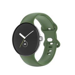 EIDERWOOD Google Pixel Watch 1 / 2 / 3 (41mm) Silikone Urrem - Grøn