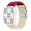 Apple Watch (38/40/SE/41/42mm) Tofarvet Nylon Rem - Rød / Beige