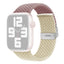 Apple Watch (38/40/SE/41/42mm) Tofarvet Nylon Rem - Lilla / Beige