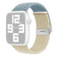 Apple Watch (38/40/SE/41/42mm) Tofarvet Nylon Rem - Blå / Beige