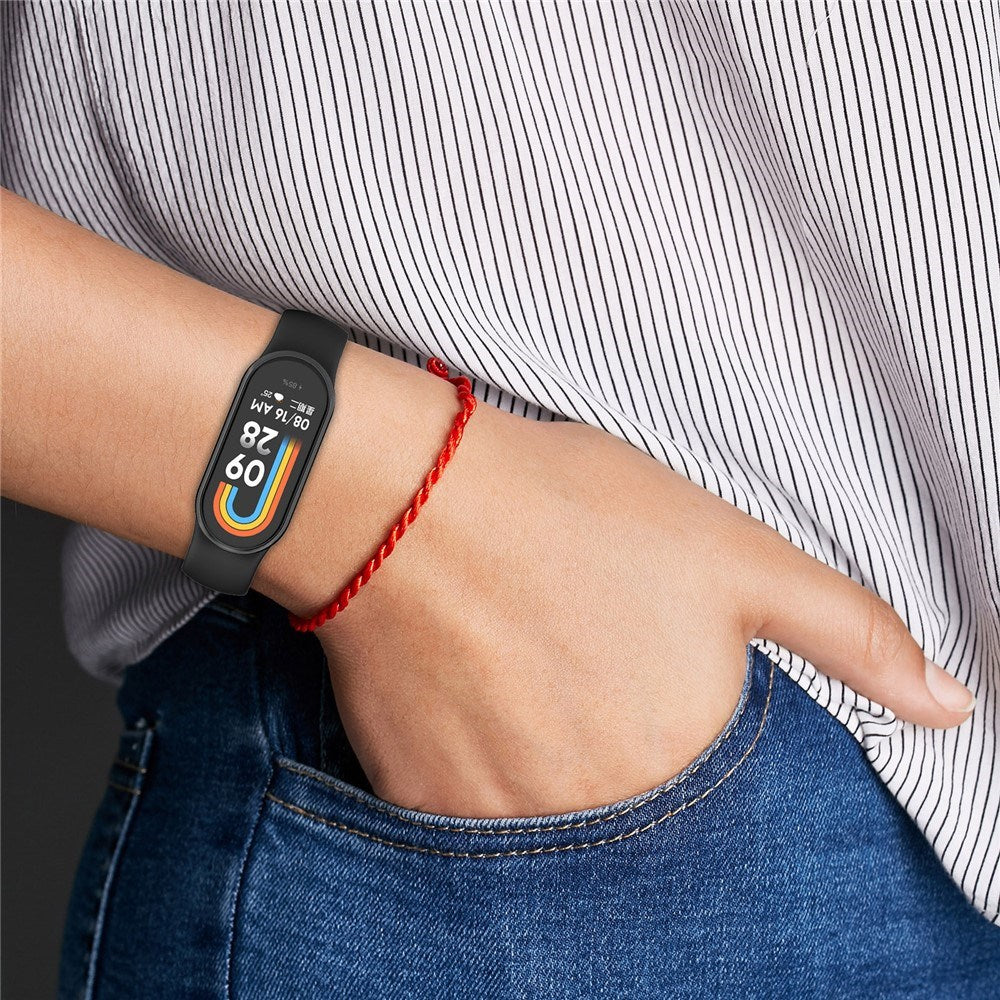 Xiaomi Smart Band 10 / 9 / 8 / NFC Silikone Urrem - Sort