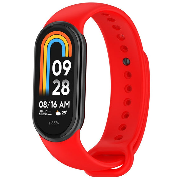Xiaomi Smart Band 10 / 9 / 8 / NFC Silikone Urrem - Rød