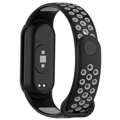 Xiaomi Smart Band 10 / 9 / 8 / NFC Silikonerem - Sort / Grå