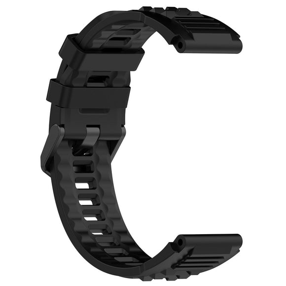 Amazfit T-Rex Ultra Silikone Rem m. Monteringsværktøj - Sort
