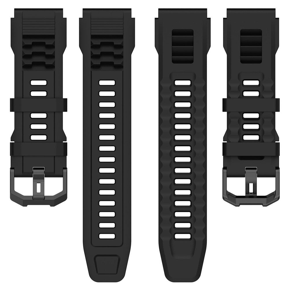 Amazfit T-Rex Ultra Silikone Rem m. Monteringsværktøj - Sort