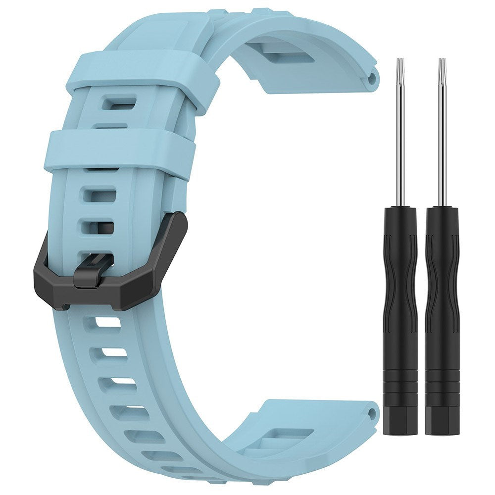 Amazfit T-Rex Ultra Silikone Rem m. Monteringsværktøj - Blå