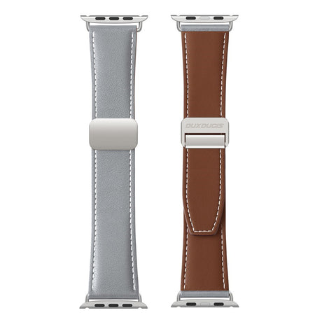 Apple Watch (38/40/SE/41/42mm) DUX DUCIS Kunstlæder Urrem - Grå