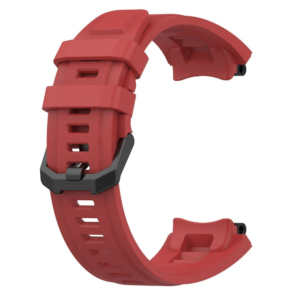 Amazfit Active Edge Silikone Rem m. Stifter - Rød