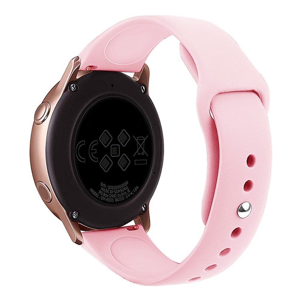 Huawei Watch GT 4 (41mm) / Garmin Venu 3S (18mm) Silikonerem - Lyserød