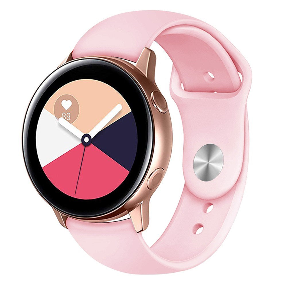 Huawei Watch GT 4 (41mm) / Garmin Venu 3S (18mm) Silikonerem - Lyserød