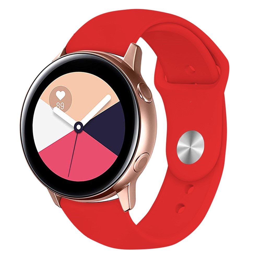 Huawei Watch GT 4 (41mm) / Garmin Venu 3S (18mm) Silikonerem - Rød