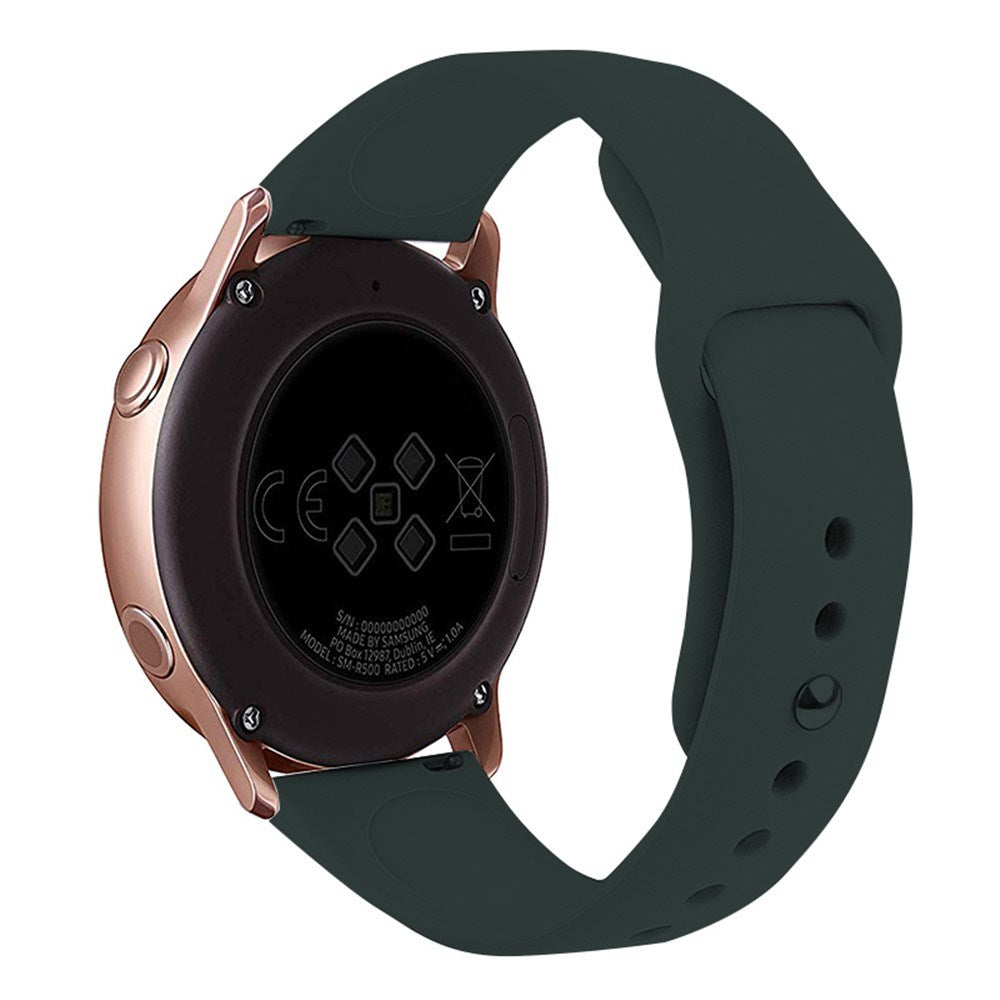 Huawei Watch GT 4 (41mm) / Garmin Venu 3S (18mm) Silikonerem - Mørkegrøn