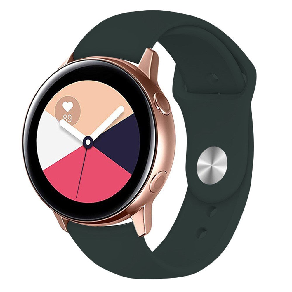 Huawei Watch GT 4 (41mm) / Garmin Venu 3S (18mm) Silikonerem - Mørkegrøn