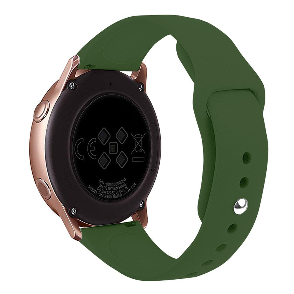 Huawei Watch GT 4 (41mm) / Garmin Venu 3S (18mm) Silikonerem - Grøn