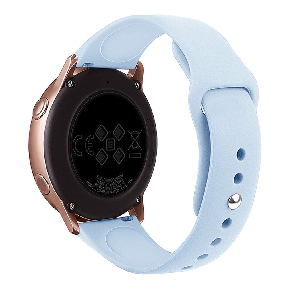 Huawei Watch GT 4 (41mm) / Garmin Venu 3S (18mm) Silikonerem - Lyseblå
