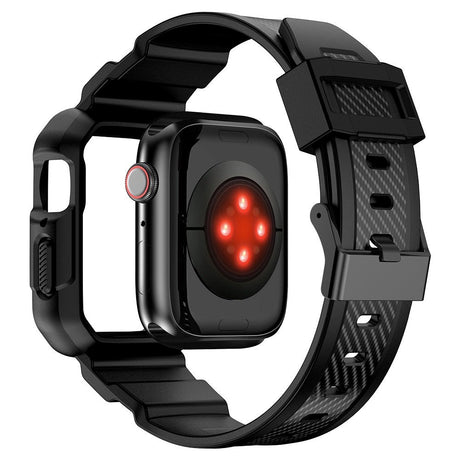 Apple Watch (38/40/SE/41MM) Plastik Cover og Rem - Sort