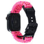 Apple Watch (42/44/SE/45/46/49mm) EIDERWOOD Flettet Nylon Urrem - Gul / Lyserød