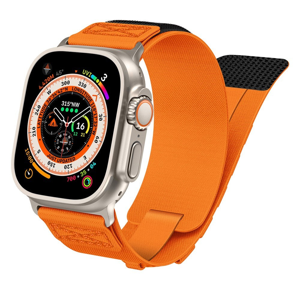 Apple Watch (42/44/SE/45/46/49mm) EIDERWOOD Nylon Urrem - Orange