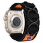 Apple Watch (42/44/SE/45/46/49mm) EIDERWOOD Nylon Urrem - Sort