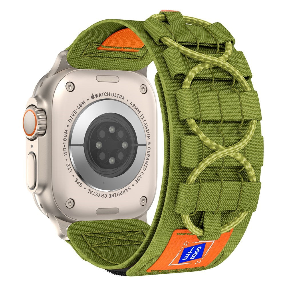 Apple Watch (42/44/SE/45/46/49mm) EIDERWOOD Nylon Urrem - Grøn