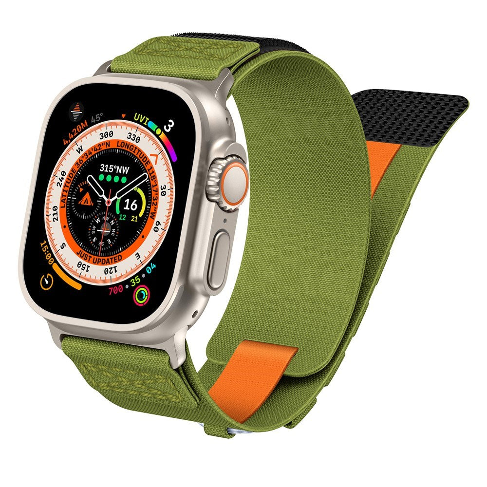 Apple Watch (42/44/SE/45/46/49mm) EIDERWOOD Nylon Urrem - Grøn