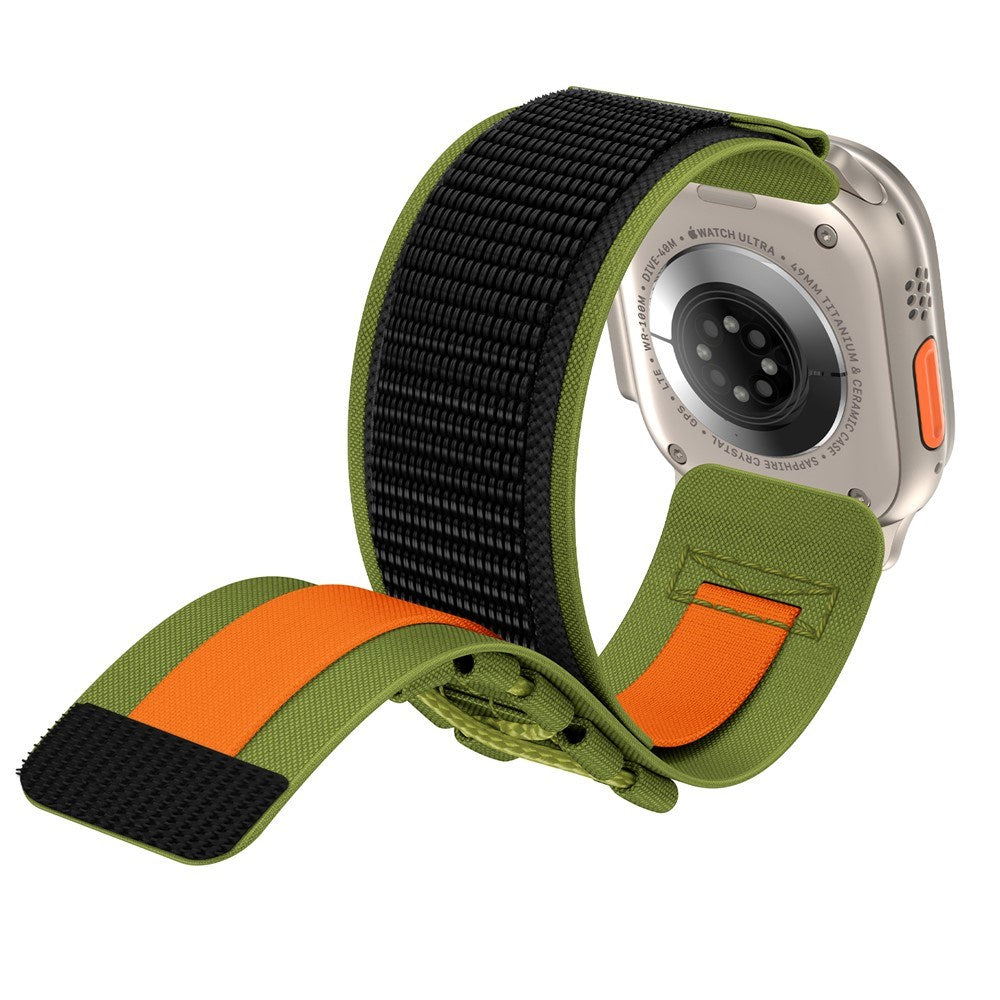Apple Watch (42/44/SE/45/46/49mm) EIDERWOOD Nylon Urrem - Grøn