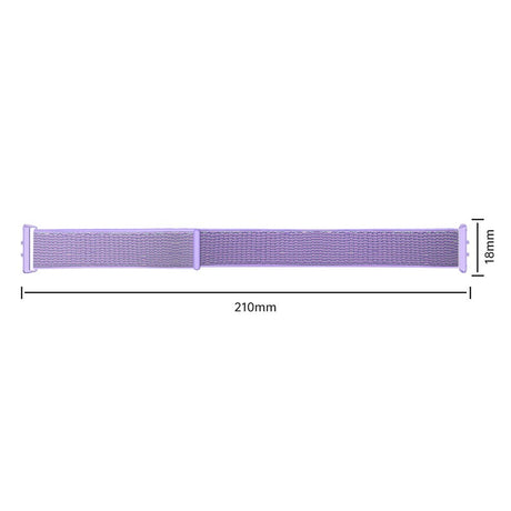 Samsung Galaxy Fit3 Nylon Velcro Closure Rem - Grøn