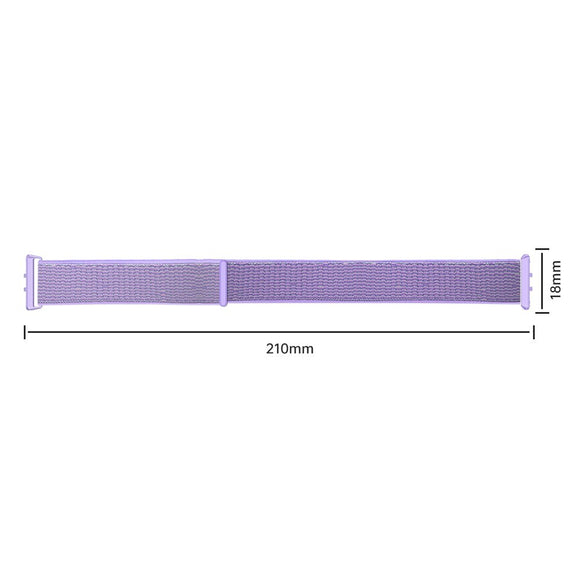 Samsung Galaxy Fit3 Nylon Velcro Closure Rem - Grøn