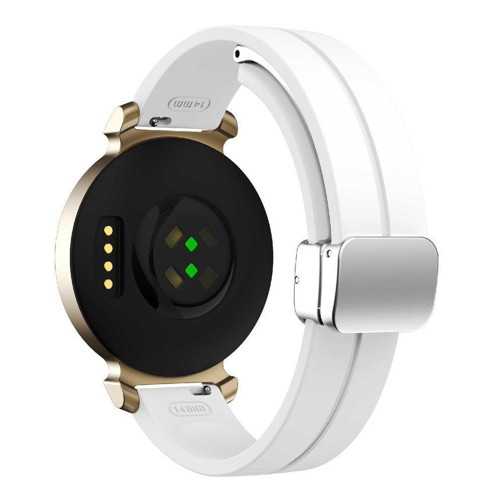 Garmin Lily 2 EIDERWOOD Magnetisk Silikone Rem - Hvid