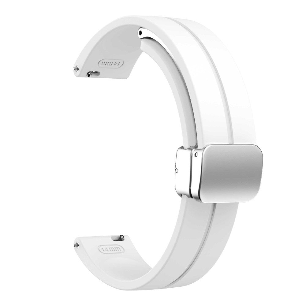 Garmin Lily 2 EIDERWOOD Magnetisk Silikone Rem - Hvid