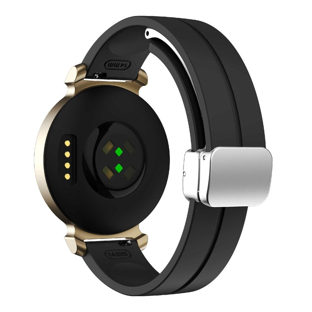 Garmin Lily 2 EIDERWOOD Magnetisk Silikone Rem - Sort