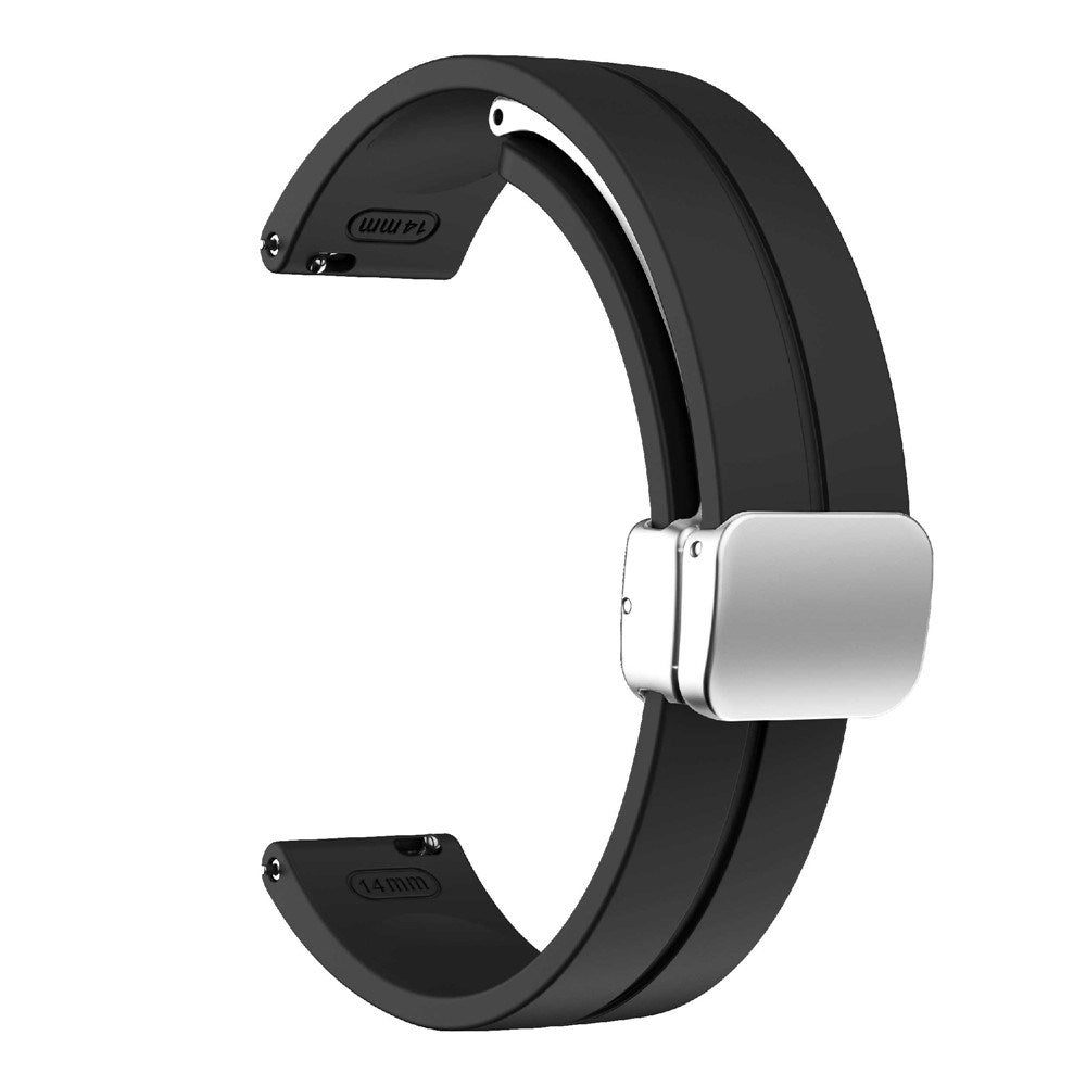 Garmin Lily 2 EIDERWOOD Magnetisk Silikone Rem - Sort