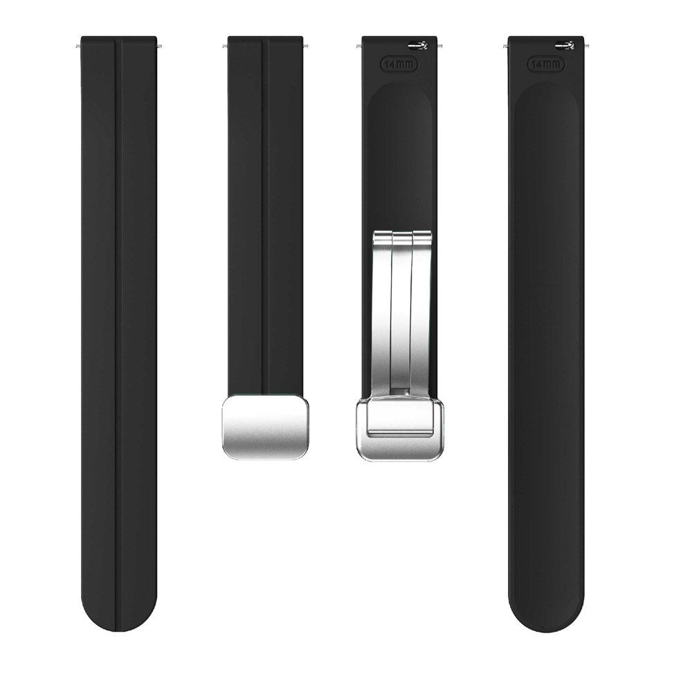 Garmin Lily 2 EIDERWOOD Magnetisk Silikone Rem - Sort