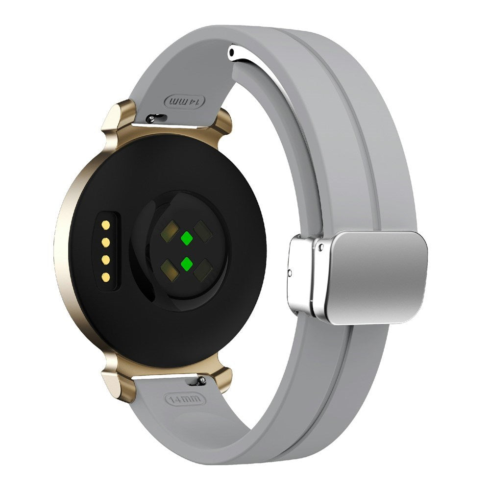 Garmin Lily 2 EIDERWOOD Magnetisk Silikone Rem - Grå