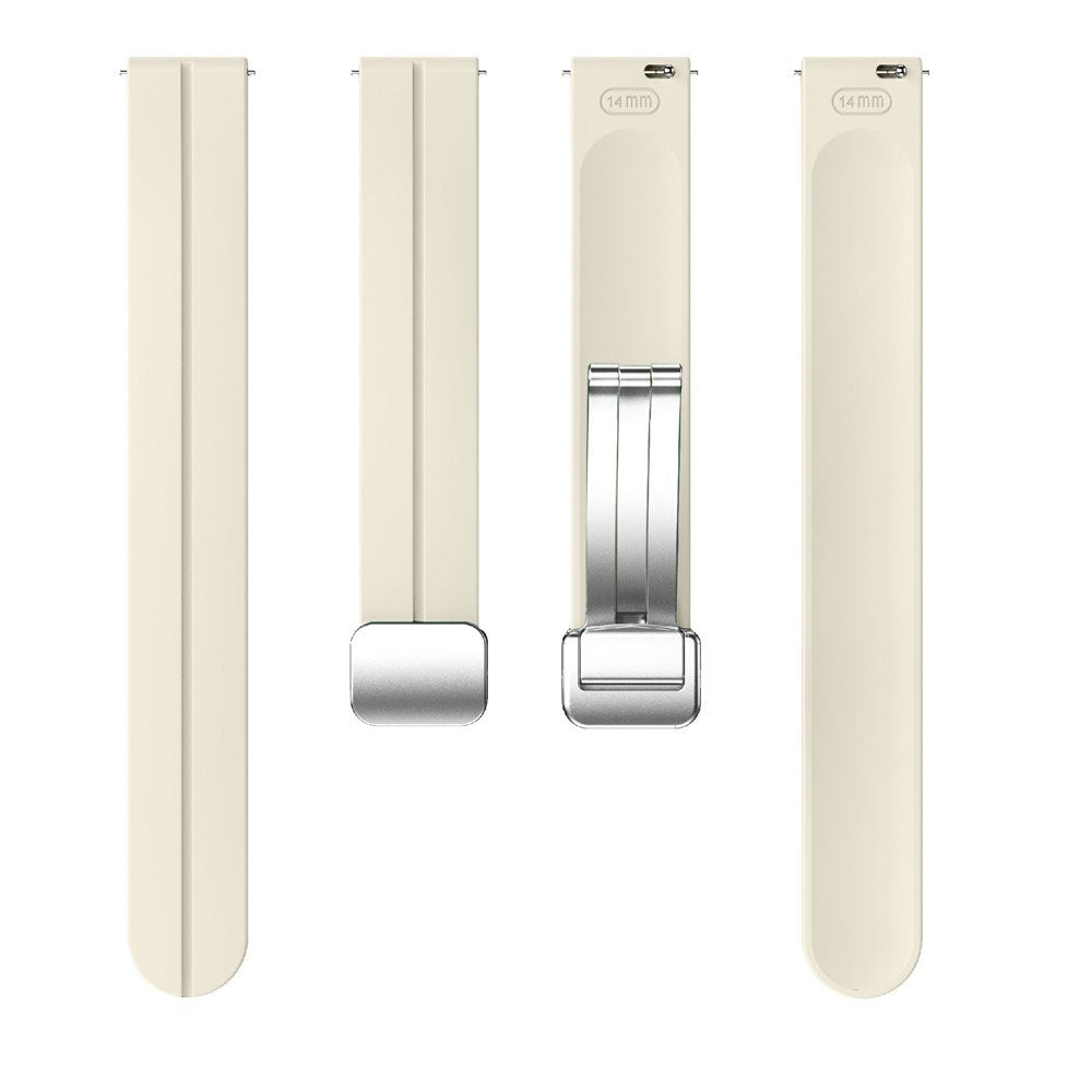 Garmin Lily 2 EIDERWOOD Magnetisk Silikone Rem - Beige