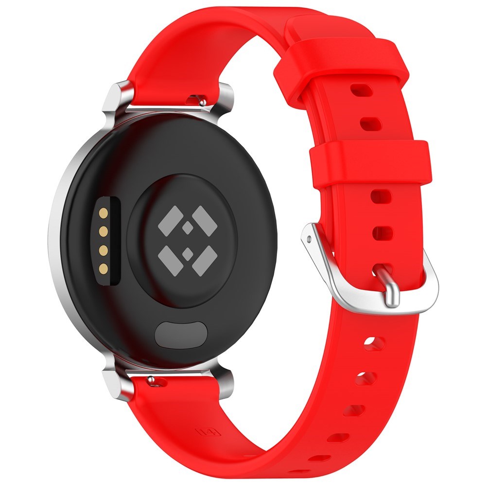EIDERWOOD Garmin Lily 2 Silikone Rem m. Metalspænde - Rød